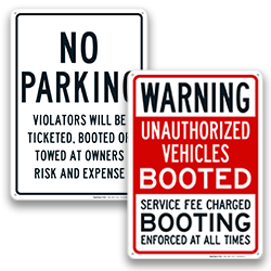 Image of Auto Boot Warning Signs