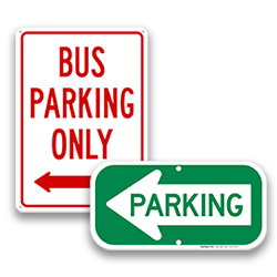 Image of Parking Lot Arrow Signs