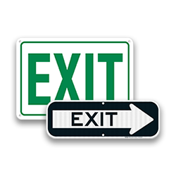 Image of Parking Lot Exit Signs