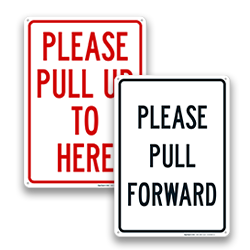 Image of Pull Forward Signs