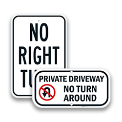 Image of Regulatory Turn Signs