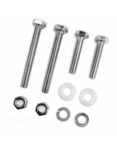 Sign Attachment Kit for Posts. Sizes 12x12 and up, 12x18 and up. Bolts, Nuts, Zinc and Nylon Washers.