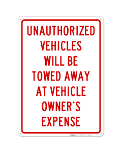 No Parking Sign, Private Property Sign