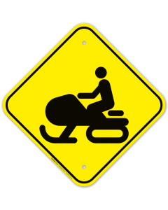 Snowmobile Graphic Sign