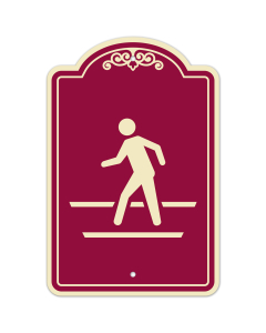 Pedestrian Crossing D&eacute;cor Sign, (SI-73725)