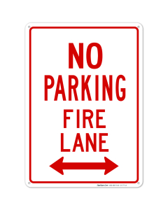 No Parking Sign, Fire Lane Sign