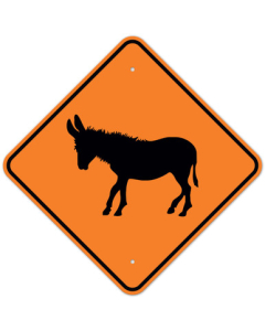 MUTCD Donkey Orange W11-19 Sign