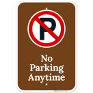 No Parking Anytime Sign