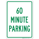 60 Minute Parking Sign