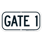 Gate 1 Sign