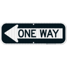 One Way Left Arrow Sign
