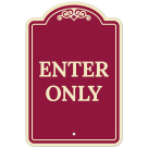 Enter Only Décor Sign, (SI-73507)