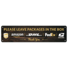 Please Leave Packages In The Box Sign, (SI-7371)