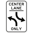 MUTCD Two R3-9A L Sign