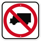 MUTCD No Camper Van R5-2 Sign