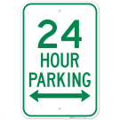 24 Hours Parking Left/Right Sign 24 Hours Parking Left/Right Sign