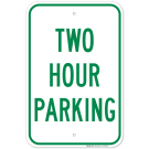 Time Limit Two Hour Parking Sign Time Limit Two Hour Parking Sign