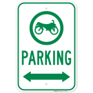 Parking With Bidirectional Arrow Sign Parking With Bidirectional Arrow Sign