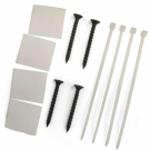Sign Attachment Kit for Fence and Walls. Sizes 10x7 and 10x14 Screws, Zip Ties, Double Sided Adhesive Foam. Sign Attachment Kit for Fence and Walls. Sizes 10x7 and 10x14 Screws, Zip Ties, Double Sided Adhesive Foam.