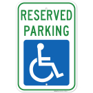 South Dakota Handicap Parking Sign, Reserved Parking Sign South Dakota Handicap Parking Sign, Reserved Parking Sign