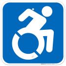 New York Handicap Parking Sign, Accessible Graphic Only Sign New York Handicap Parking Sign, Accessible Graphic Only Sign