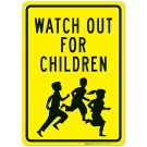 Watch Out For Children Sign, Traffic Sign Watch Out For Children Sign, Traffic Sign