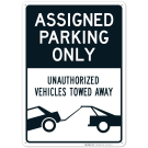 Assigned Parking Only Sign Assigned Parking Only Sign