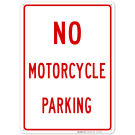No Motorcycle Parking Sign No Motorcycle Parking Sign