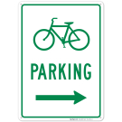 Right Side Bicycle Parking Sign Right Side Bicycle Parking Sign