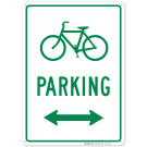 Both Side Bicycle Parking Sign Both Side Bicycle Parking Sign