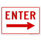 Enter With Right Arrow Sign Enter With Right Arrow Sign
