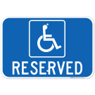 Reserved For Handicap Sign Reserved For Handicap Sign