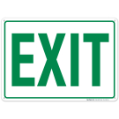 Exit Sign, Green Exit Sign, Green