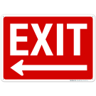Exit Sign, with Left Arrow Exit Sign, with Left Arrow