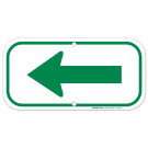 Left Side Green Arrow Sign Left Side Green Arrow Sign