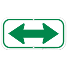 Two Green Arrow Sign Two Green Arrow Sign