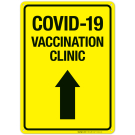 Covid-19 Vaccination Clinic Sign, Covid Vaccine Sign, (SI-6424) Covid-19 Vaccination Clinic Sign, Covid Vaccine Sign, (SI-6424)