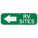 RV With Left Arrow Sign RV With Left Arrow Sign