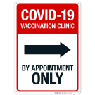 Covid-19 Vaccination Clinic Sign, Covid Vaccine Sign, (SI-6434) Covid-19 Vaccination Clinic Sign, Covid Vaccine Sign, (SI-6434)