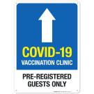 Covid-19 Vaccination Clinic Sign, Covid Vaccine Sign, (SI-6442) Covid-19 Vaccination Clinic Sign, Covid Vaccine Sign, (SI-6442)