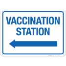 Vaccination Station Sign, Covid Vaccine Sign Vaccination Station Sign, Covid Vaccine Sign