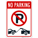 No Parking With Symbol Sign, (SI-65283) No Parking With Symbol Sign, (SI-65283)