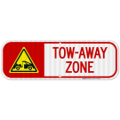 Tow Away Zone With Graphic Sign, (SI-65305) Tow Away Zone With Graphic Sign, (SI-65305)