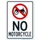 No Motorcycles Sign No Motorcycles Sign