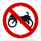 No Motorbiking Symbol Sign No Motorbiking Symbol Sign
