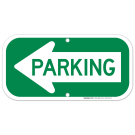 Parking Left Arrow Sign Parking Left Arrow Sign