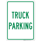 Truck Parking Sign Truck Parking Sign