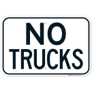 No Trucks Sign,(SI-67454) No Trucks Sign,(SI-67454)