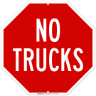 No Trucks Sign No Trucks Sign