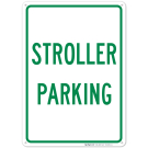 Stroller Parking Sign Stroller Parking Sign